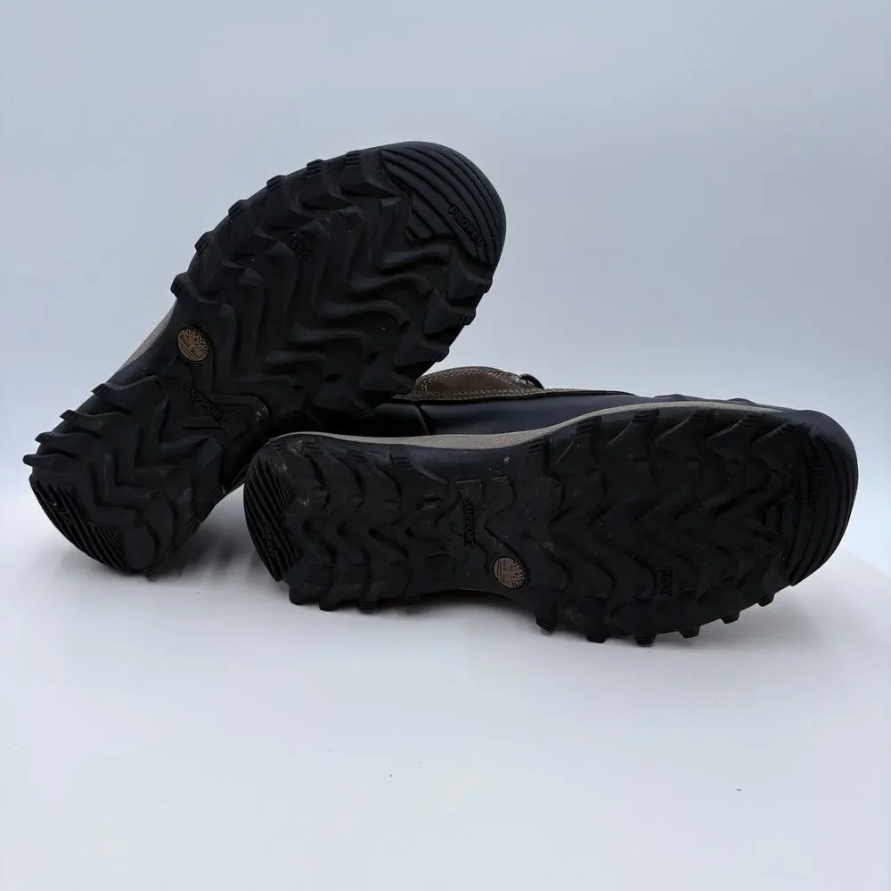 Timberland rain boots, leather and neoprene, like new in box